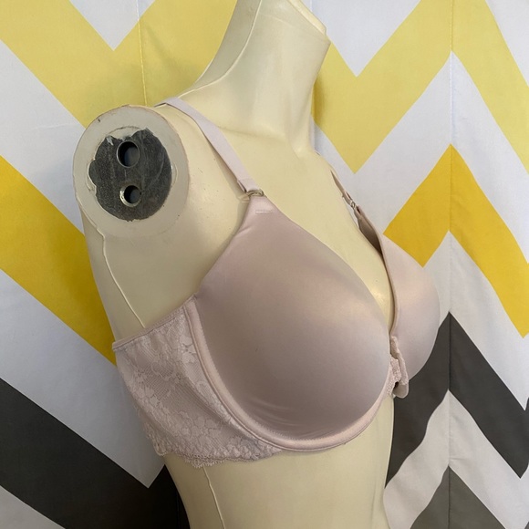 White Maidenform 38C lace racerback front closure - Picture 2 of 13